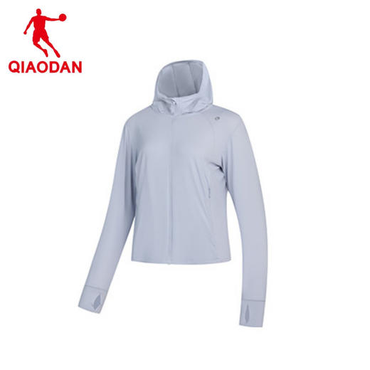 乔丹透气冰感UPF50+夏季新款遮热科技轻薄防晒衣连帽QDEWD2252069 商品图1