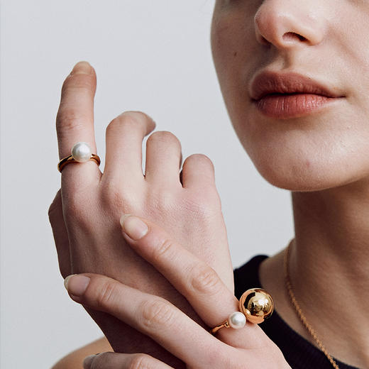 【吴佳怡同款】Lagomist拿铁系列 | 金/银牛奶戒指 商品图4