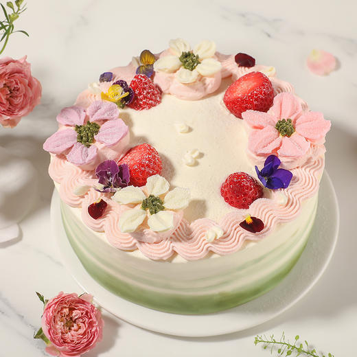 【爱的丝绒】七夕蛋糕动物奶油蛋糕现做 低糖抹茶慕斯蓝莓夹心 节日生日蛋糕 商品图1
