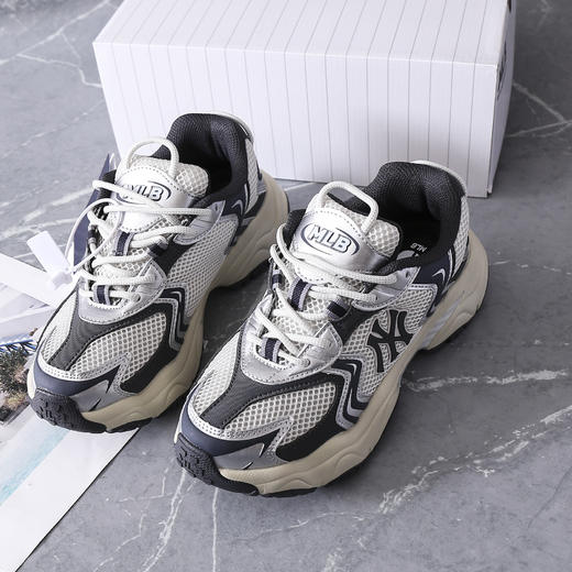 【专属】潮搭CP出街！这双#MLB情侣款厚底网面增高老爹鞋，让你把甜蜜踩在脚下！四个颜色随心入！都百搭！ 商品图5