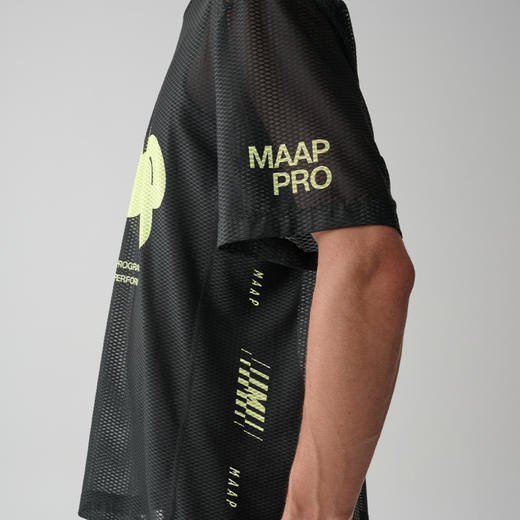 MAAP 男女同款 Aerate Mesh Tee 黑色 限量版 网眼T恤 商品图3