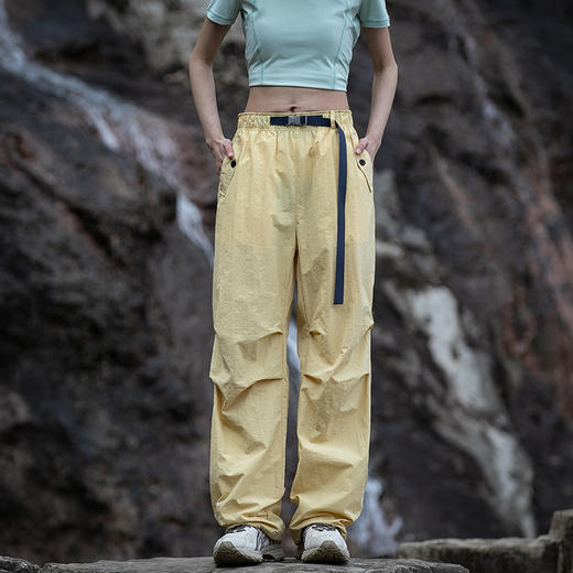 LUCKY DEER情侣款防泼水时尚伞兵裤 商品图2