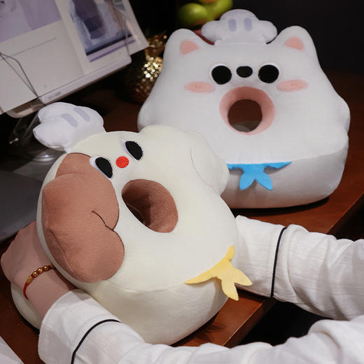 【午睡神器！小厨师系列趴睡枕】冰丝午睡枕趴睡枕办公室午休神器小学生教室桌上儿童睡觉抱枕枕头。ry 商品图2