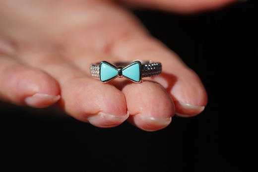 月历银｜“在逃公主”绿松戒指 商品图1