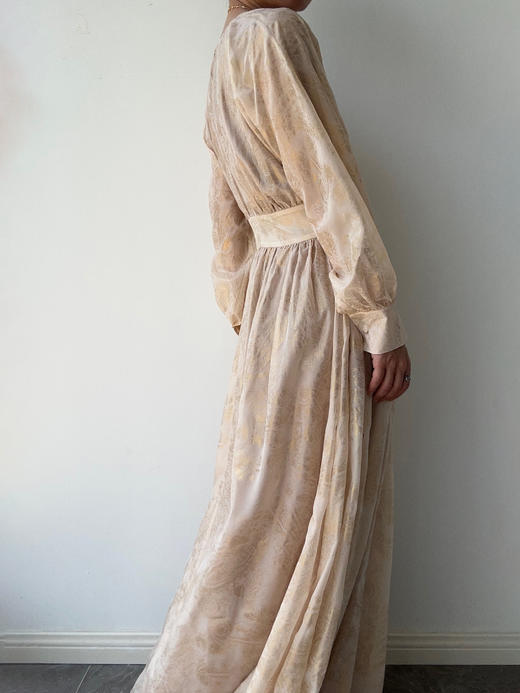 CG｜Kim Dress 深V长袖连衣裙［ 金 ] 商品图4