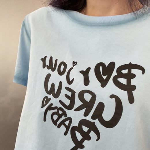 MC圆领撞色描边短袖T恤50327（蓝）夏季252130040321 商品图3