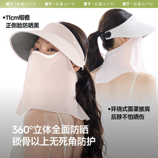 【云粉节】【2件8.5折】6楼蕉下女士零触全防护空顶防晒帽AS72125吊牌价229 商品图2