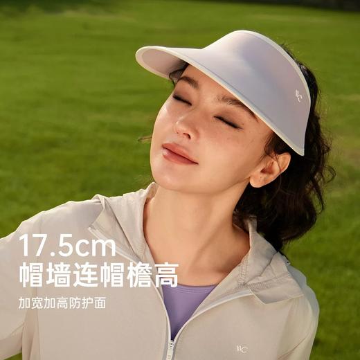 VVC防晒帽2025年春新款女无痕一体防紫外线遮脸户外空顶遮太阳帽YTM5S722 商品图4