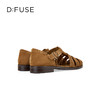 Dfuse迪芙斯2025夏季新款布洛克雕花凉鞋复古编织罗马鞋包头猪笼鞋DFD2115041 商品缩略图3