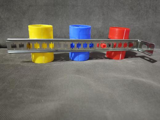 卷边百兆不锈钢吊卡L-300含Φ50三色护套 100套/件 商品代码93073 商品图2