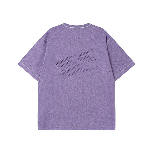 CryingCenter 星星logo镭射冲孔撞色运动速干短袖 哭喊中心 商品图8