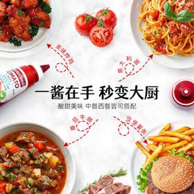 每食富减盐减糖番茄酱475ml澳洲进口0脂肪儿童蕃茄酱沙司番茄挤压瓶装 /粮油调味 /调味品 /西式酱料