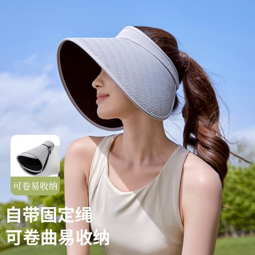 夏季发箍式空顶防晒帽（颜色随机） 商品图1