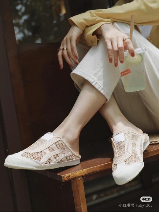 OT 鬼冢虎 Sabot 镂空一脚蹬运动透气低帮生活休闲鞋 Z-15371 商品图9