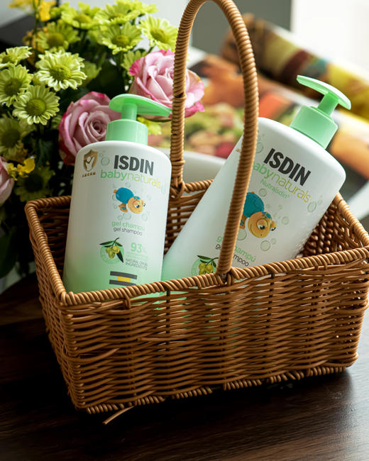 ISDIN怡思丁天然倍护婴儿二合一洗发沐浴露（400ml沐浴露+50ml*4身体乳组合） 商品图1