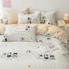 自然醒居家全棉ins风床上四件套北欧纯棉100简约床品男床单人被套床笠宿舍三件套NH150 商品缩略图6