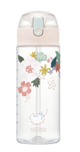 膳魔师儿童水杯tritan吸管杯 BBSG-600F