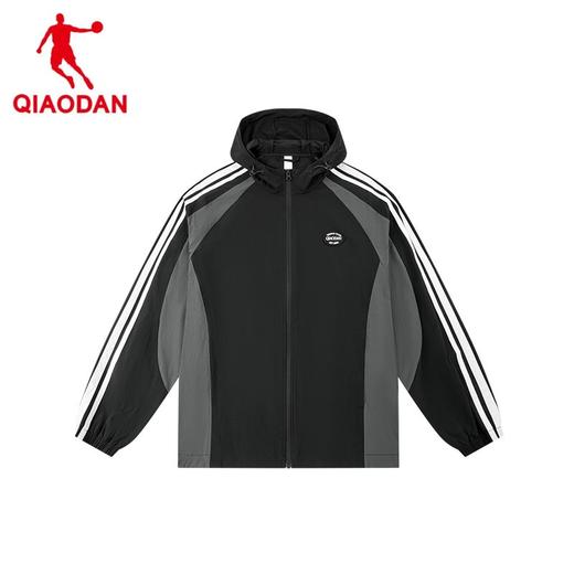 乔丹夏季透气连帽防风休闲运动梭织外套男款QDLFD3252620 商品图0