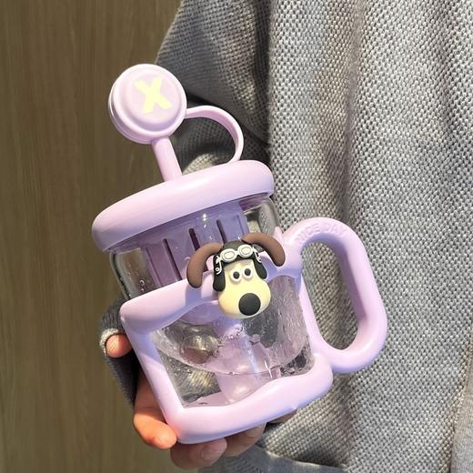 【ins高颜值，茶水分离，可爱便携】新款杯子ins高颜值 家居小众茶水分离吸管杯 便携防摔可爱水杯-QQ 商品图5