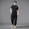 PINLI品立2025夏季新款商务休闲短袖POLO衫贴布绣翻领修身男上衣BG252112080 商品缩略图4