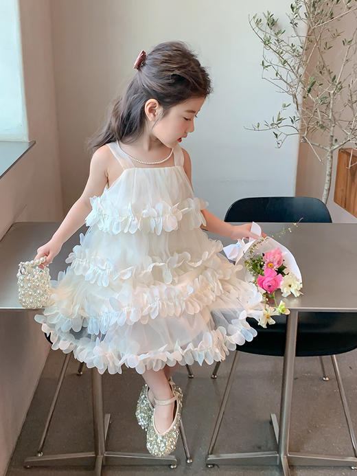 【YW】无忧购儿童装吊带公主裙蓬蓬蛋糕裙X7018（截单后3-5天发货) 商品图1