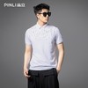 PINLI品立2025夏季新款商务休闲短袖POLO衫男士烫钻修身百搭上衣BG252112092 商品缩略图0