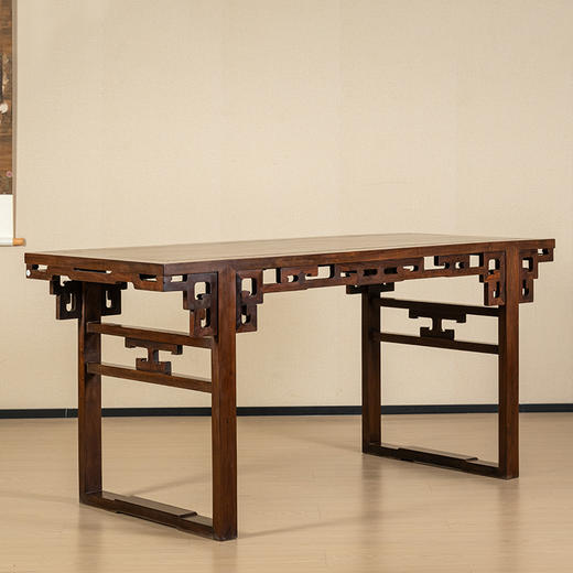 清	红木攒接拐子纹画案 商品图1