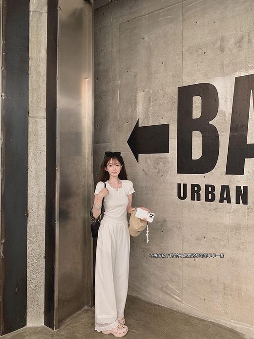 金蘑菇菇 XS码娇娇韩女 /  韩系乖甜设计感小灰裤 商品图7