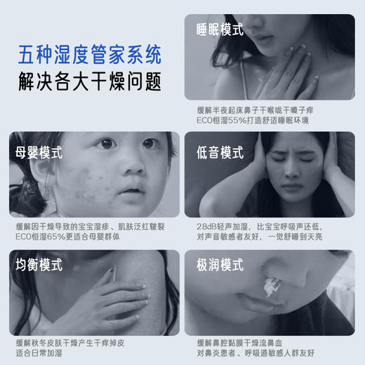 大宇 无雾加湿器高配版PH06S 28dB柔声加湿 双重降噪技术 秋冬净润好物 72小时发货 商品图2