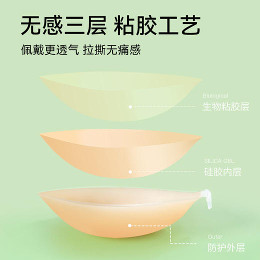 【聚拢显大 一秒升杯】KAVE可斐硅胶胸贴 小胸显大 舒适透气 暴汗不掉 温柔上托 轻盈不垂坠 商品图2