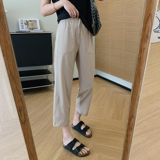 超爱的lu！2025新款swift轻薄排汗透气空气休闲裤女小个子阔腿裤夏款！ 商品图6