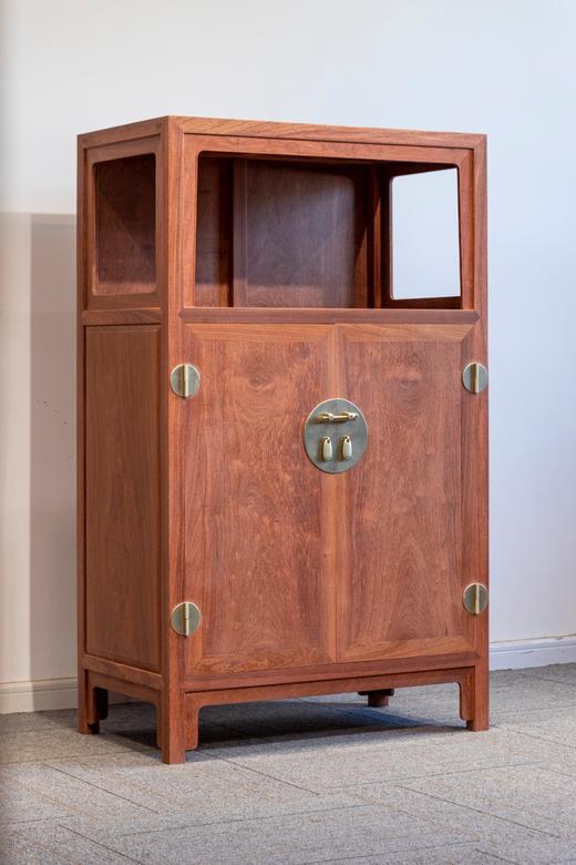 红桥红  家具严选  缅甸花梨(大果紫檀）  【125小号素面 万历柜】 商品图1