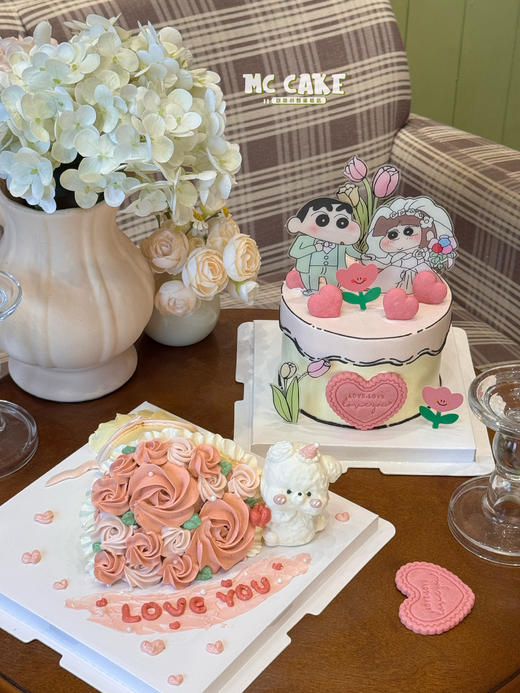 520情人节小熊花束蛋糕 商品图2