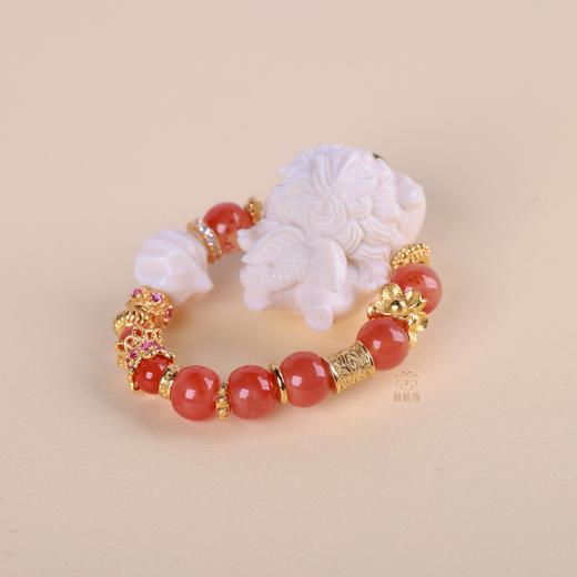 【招财】南红猛犸牙貔貅戒指-ZX2505038 商品图5