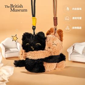 大英博物馆 埃及系列 萌猫抱抱 阿努比斯抱抱 萌猫萌狗抱抱 毛绒车载香氛挂饰