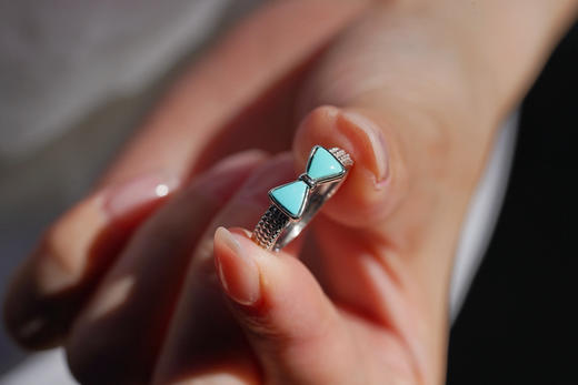 月历银｜“在逃公主”绿松戒指 商品图5