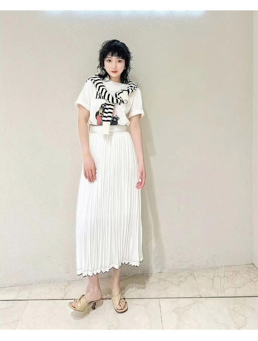 【清仓不退换】【高品质私服】【ED高腰醋酸百褶裙】褶裙自古受贵族，名媛的情有独钟G0422【无标出货 介意慎拍】 商品图0