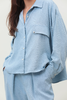Ginette Garde  ANGELE衬衫 / GABRIEL阔腿裤-浅牛仔蓝 商品缩略图5