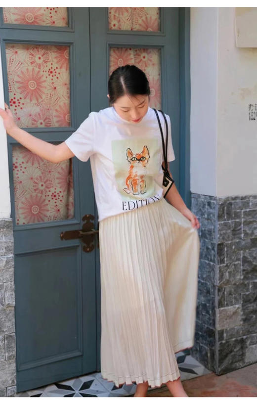 【清仓不退换】【高品质私服】【ED高腰醋酸百褶裙】褶裙自古受贵族，名媛的情有独钟G0422【无标出货 介意慎拍】 商品图3