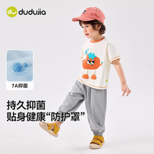 【7A抑菌】嘟嘟家儿童套装夏季新款男童两件套夏装女童短袖裤子潮 商品图1