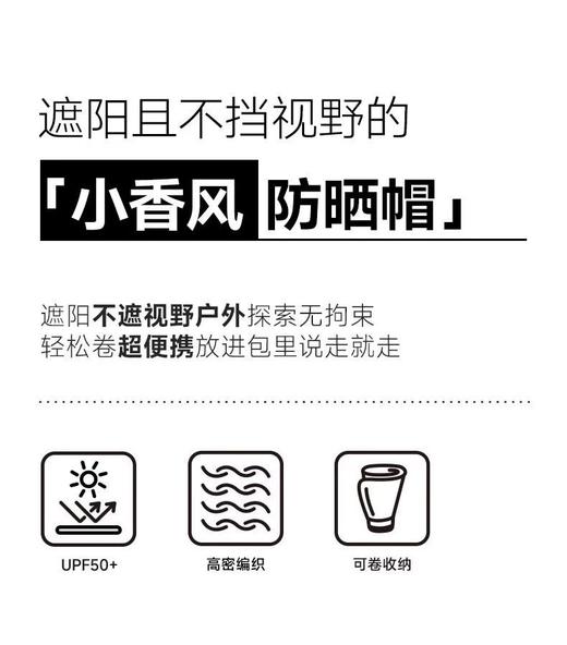 VVC硬核MAX系列工学视野遮阳太阳帽年轻气质防晒帽帽子VGM4S240 商品图3