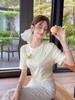 张心子【初夏生花】烫钻项链短袖T恤 U2504089 商品缩略图9
