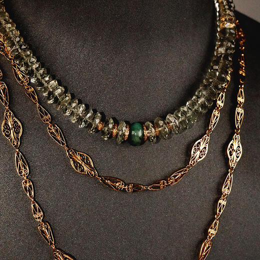 订购8周到｜Bohemian Rhapsodie-Simone Long-镀金 镂空 项链［法国设计师］ 商品图5