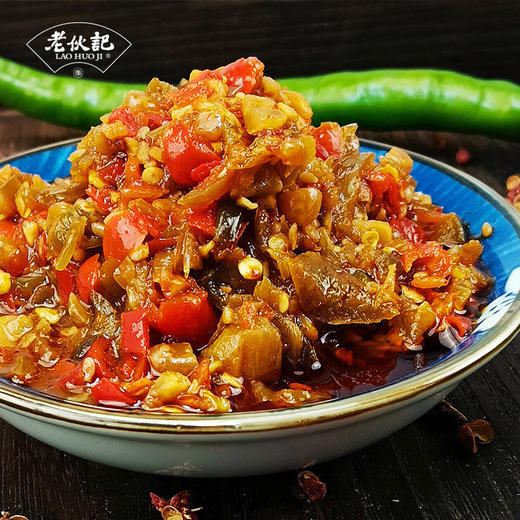 【鲜辣双椒酱200g瓶装】老伙记川派辣椒酱 即食下饭拌面拌饭辣椒酱 四川特色调味酱 爽辣可口 传统手工匠作  无化学添加 多种新鲜辣椒 口感超好 商品图6