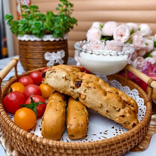 新疆蜂蜜坚果面包棒|纯牛奶和面，精选7种新疆干果，满满坚果香 商品图0