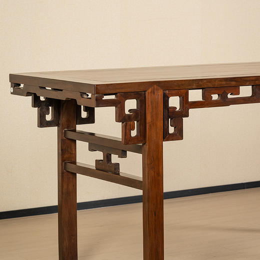 清	红木攒接拐子纹画案 商品图2