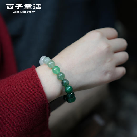 优选丨【灵隠景区直发】灵隠文创多宝水晶手串天然黄发晶草莓晶绿玛瑙手链五行平衡男女情侣手串 商品图1