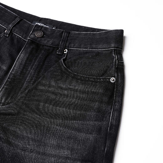 ROMI STUDIO夏季经典百搭修身个性潮流显瘦女士极简牛仔短裤N3715 商品图2