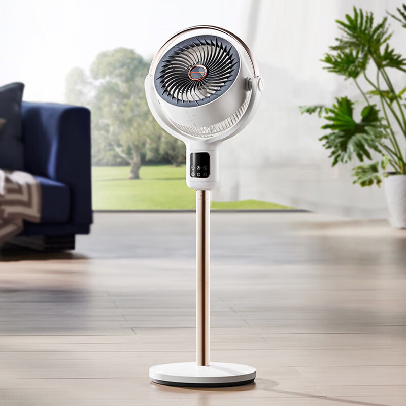 Morphyrichards摩飞语音空气循环扇3D送风静柔音直流变频节能摇头电风扇MR3802