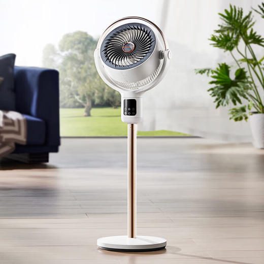 Morphyrichards摩飞语音空气循环扇3D送风静柔音直流变频节能摇头电风扇MR3802 商品图0